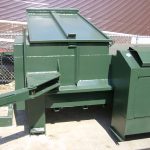 Stationary disposal and recycling equipment at Butler Disposal